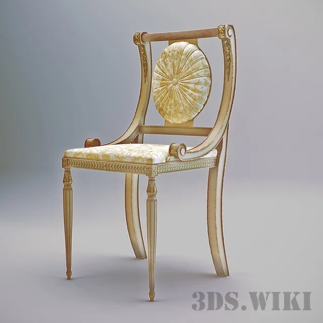 furniture – Classic Chair Riva 3D Model