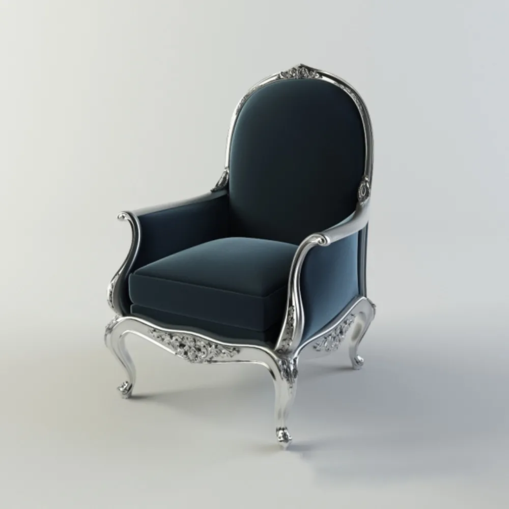 furniture – Classic leather sofa 3D Model