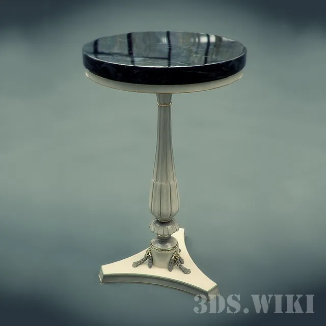 furniture – Classic Round Sideboard – Side table 3D Model