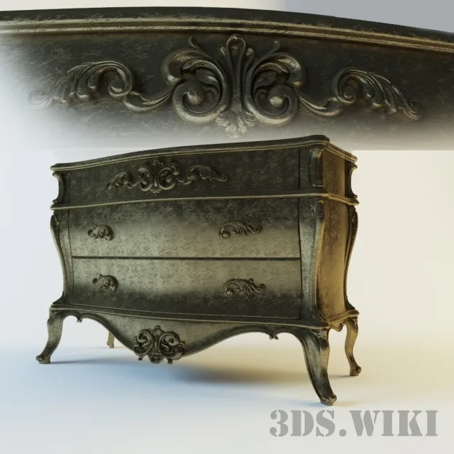 furniture – Classic sideboard Belcor 3D Model