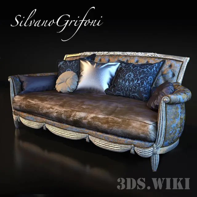 furniture – Classic sofa 3D Model