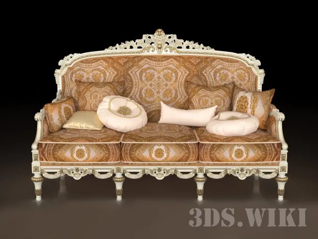 furniture – Classic style Divano 3D Model furniture – Classic style Divano 3D Model