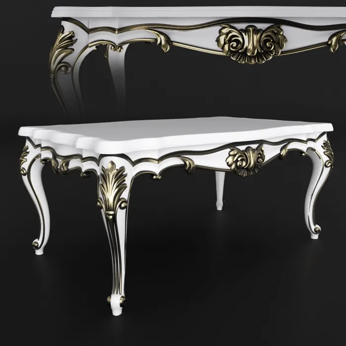 furniture – Classic Table 19 3D Model