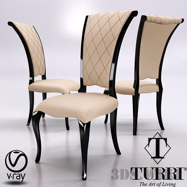 furniture – Classic table TURRI 3D Model