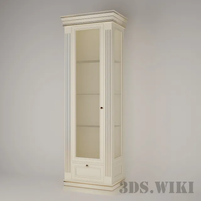 furniture – Classic wardrobe/shelf showcase 3D Model