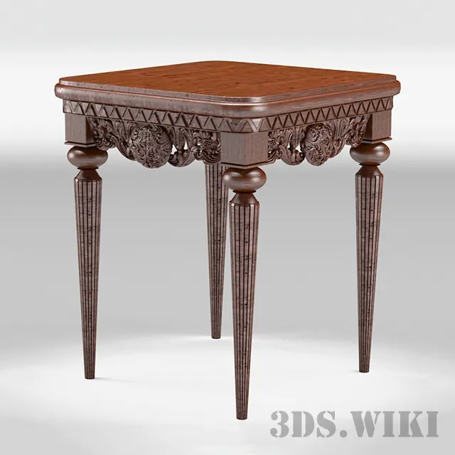 furniture – Classic wooden table 3D Model