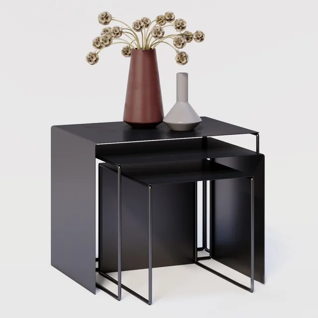furniture – Cluster Tables 3D Model