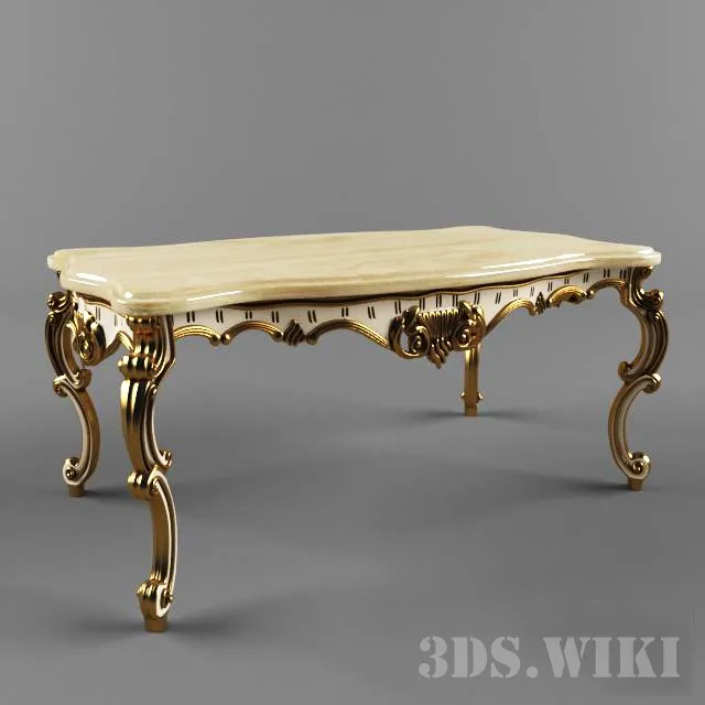 furniture – Coffee table ANGELO CAPPELLINI – BAROCCO 3D Model