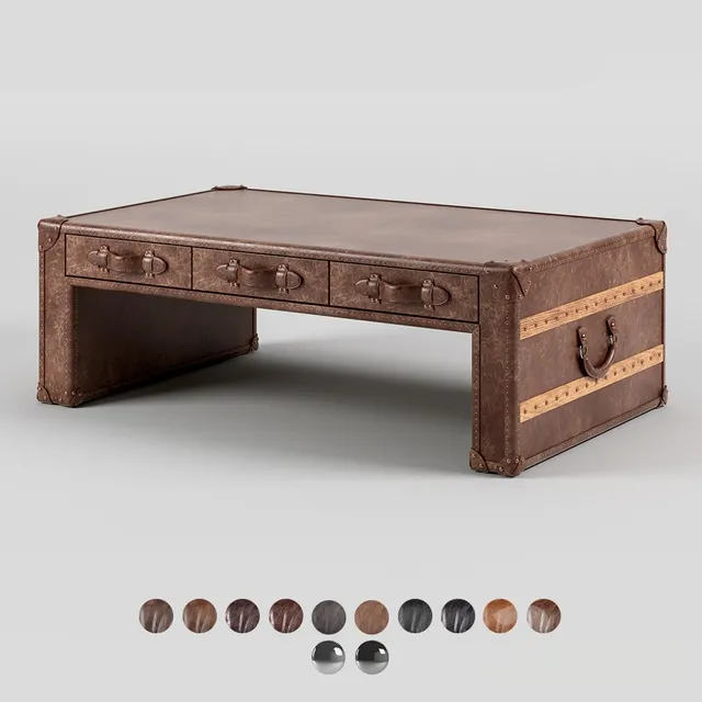 furniture – Coffee table-chest Slab Slab coffee table 3D Model
