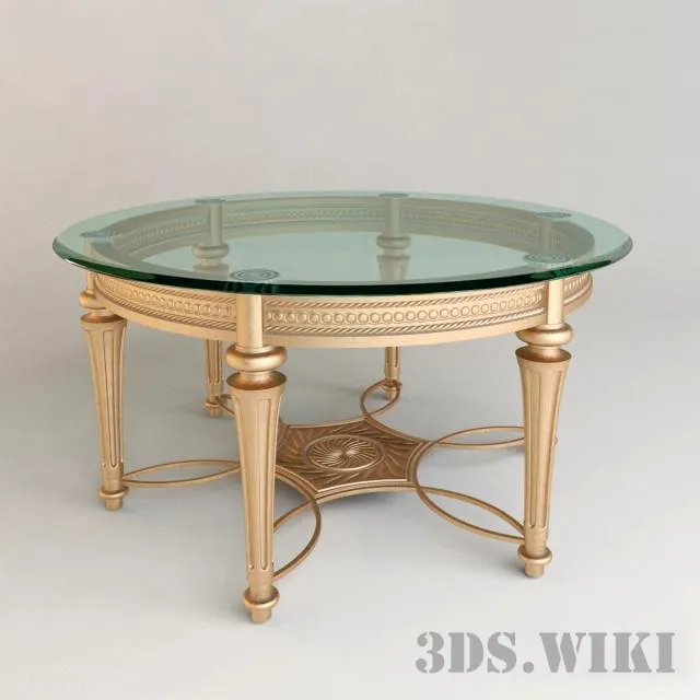 furniture – Coffee table Commander Galloway 37506 3D Model