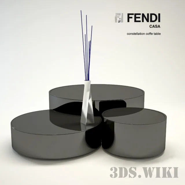 furniture – Coffee table Constellation Fendi Casa 3D Model