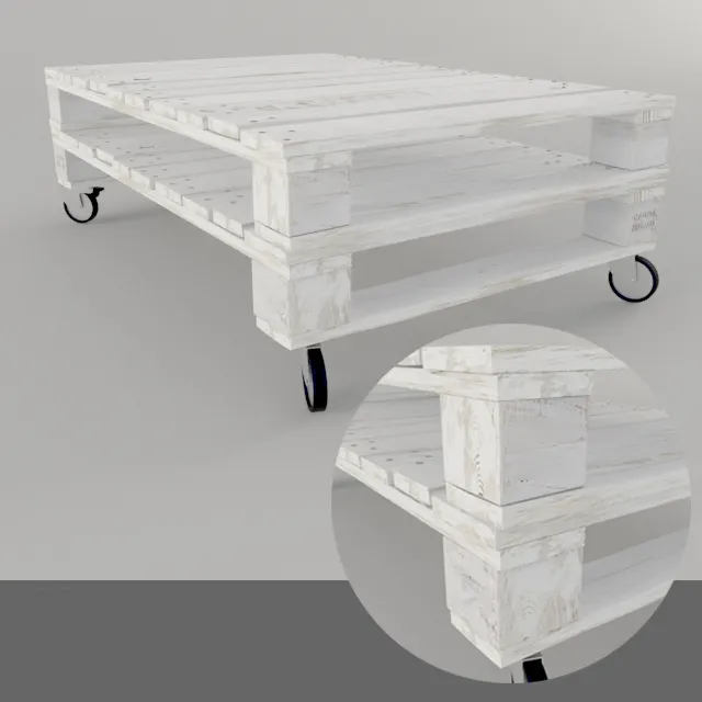 furniture – Coffee table IKEA 3D Model