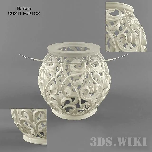 furniture – Coffee table Maison Giusti Portos 3D Model