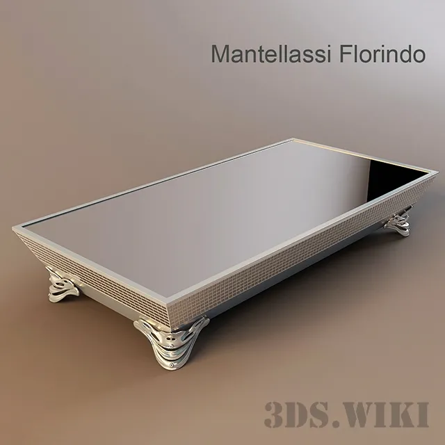 furniture – Coffee table MANTELLASSI FLORINDO 3D Model