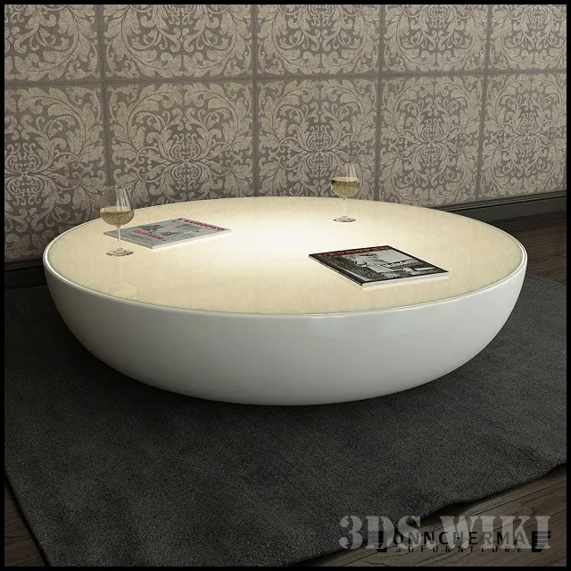 furniture – Coffee table OnnCherma Bonaldo Big Planet Light 3D Model