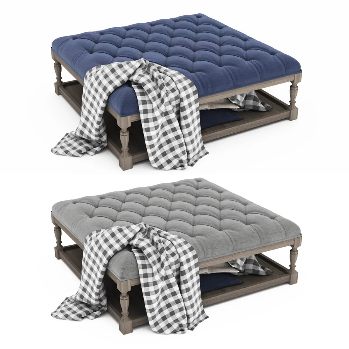 furniture – Coffee table Ottoman 3D Model