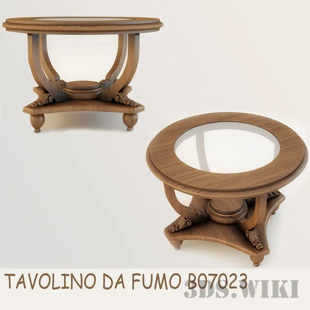 furniture – Coffee table TAVOLINO DA FUMO B07023 3D Model