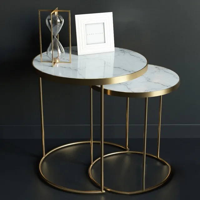 furniture – Coffee table Zara home 3D Model furniture – Coffee table Zara home 3D Model