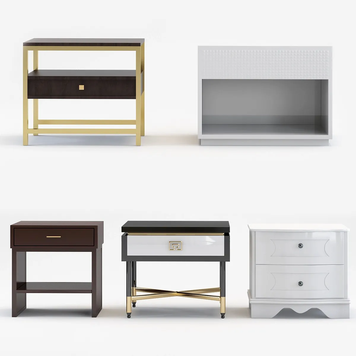 furniture – Collection curbstones 3D Model furniture – Collection curbstones 3D Model