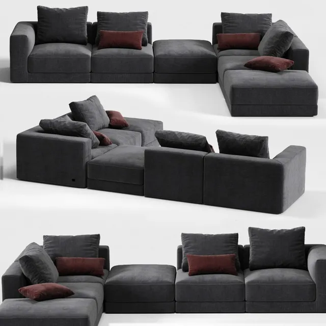 furniture – Colombini Casa Kermesse sofa 3D Model furniture – Colombini Casa Kermesse sofa 3D Model