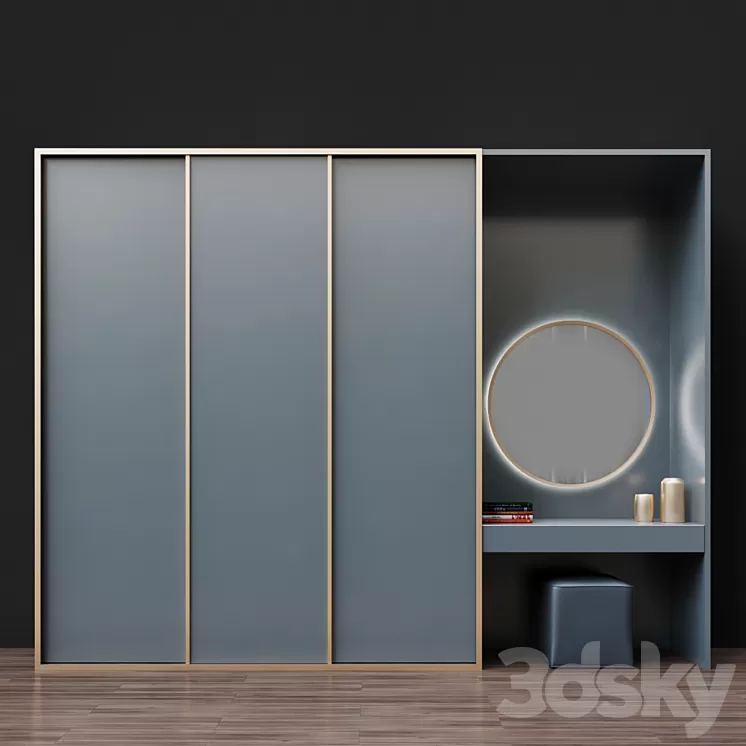 Furniture composition 02 3D Model Furniture composition 02 3D Model