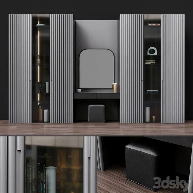 Furniture composition 03 3D Model