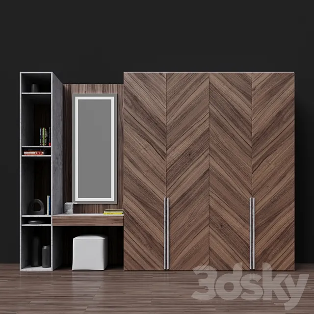 Furniture composition 05 3D Model