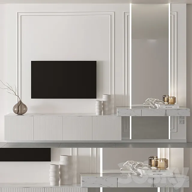 Furniture Composition 08 3D Model