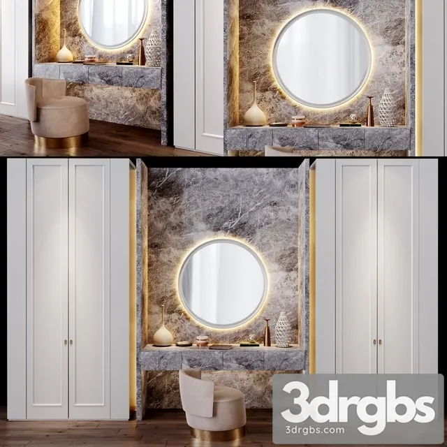 Furniture Composition 1 3D Model Download