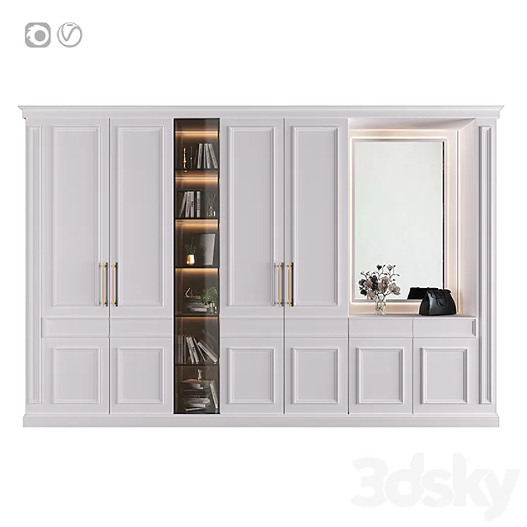 Furniture composition 10 3D Model Furniture composition 10 3D Model