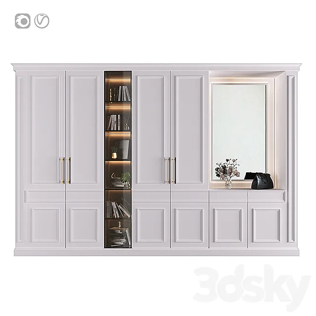 Furniture composition 10 3DModel