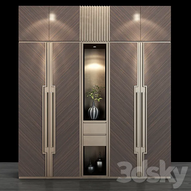 Furniture composition 145 3D Model