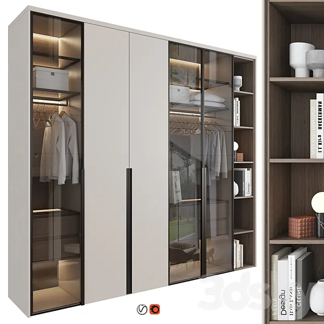 Furniture composition 154 3D Model