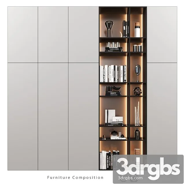 Furniture Composition 159 3D Model Download