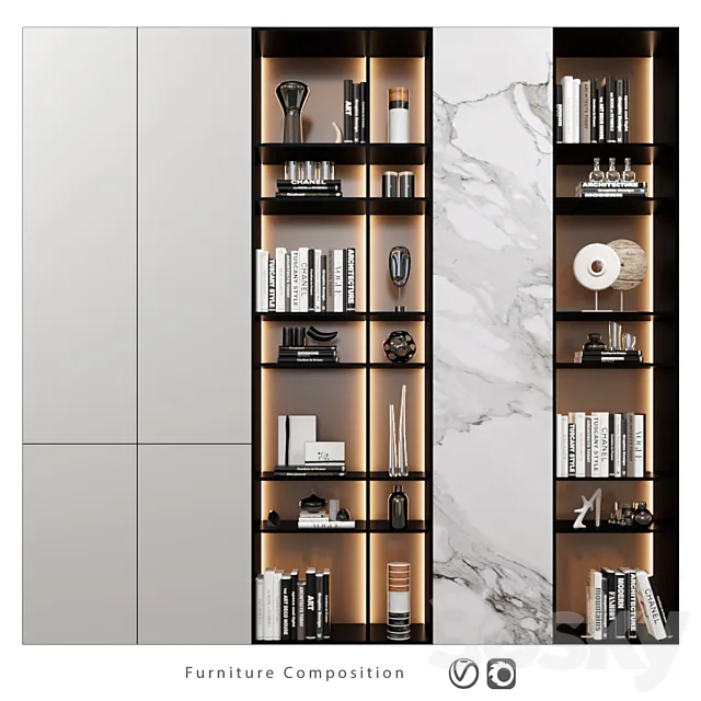 Furniture composition | 170 3D Model