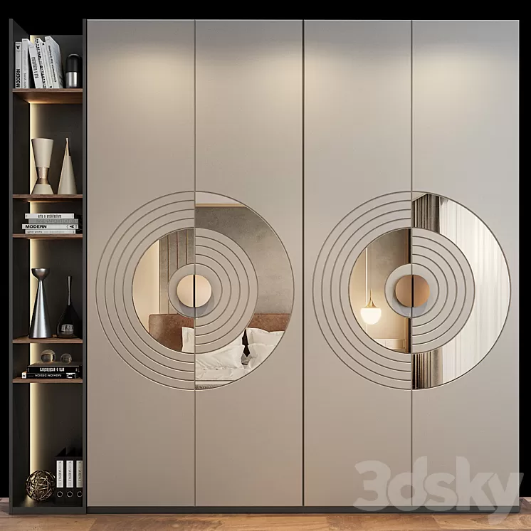 Furniture composition 176 3D Model Free Download