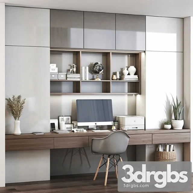 Furniture composition 2 2 3D Model Download