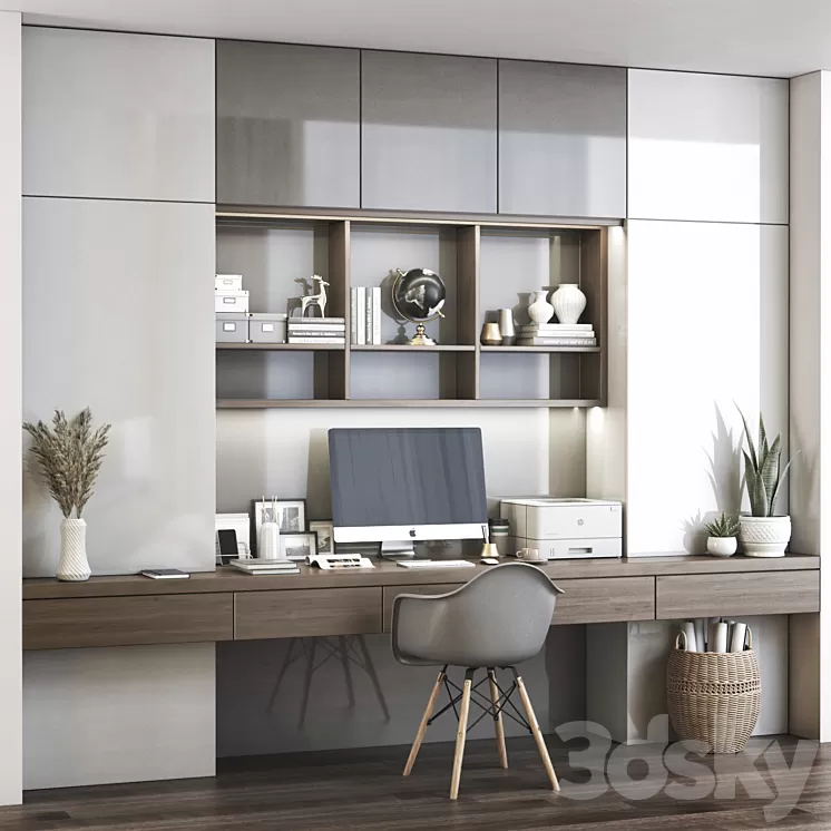 Furniture composition 2 3D Model Furniture composition 2 3D Model