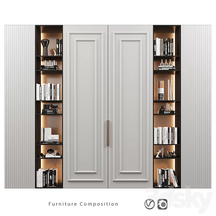 Furniture composition | 241 3D Model Free Download