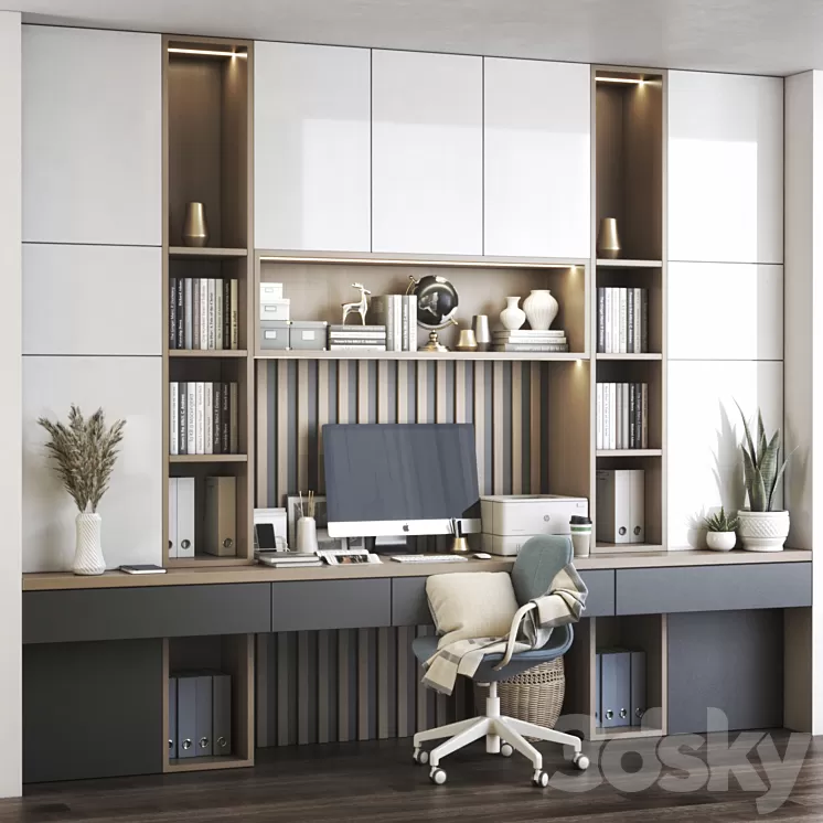 Furniture composition 3 3D Model Furniture composition 3 3D Model