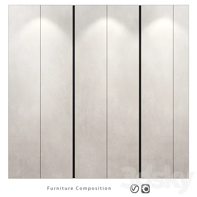 Furniture composition | 328 3D Model Furniture composition | 328 3D Model
