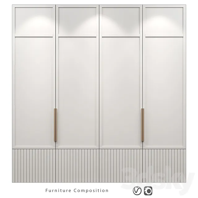 Furniture composition | 330 3D Model Furniture composition | 330 3D Model