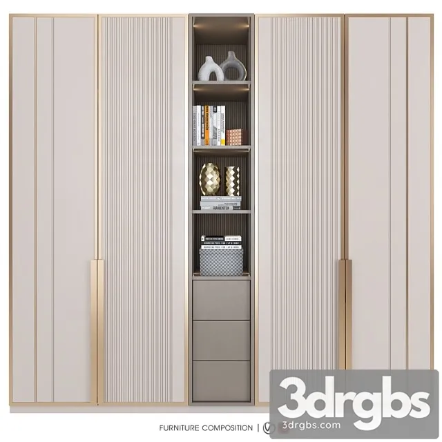 Furniture Composition 34 1 3D Model Download