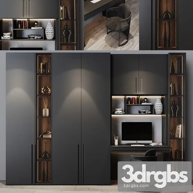 Furniture Composition 4 3D Model Download