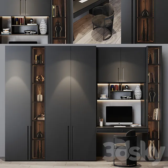 Furniture composition 4 3DModel Furniture composition 4 3DModel