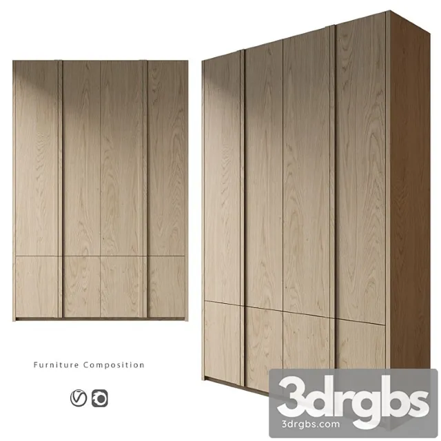 Furniture Composition 402 Shkaf 3D Model Download