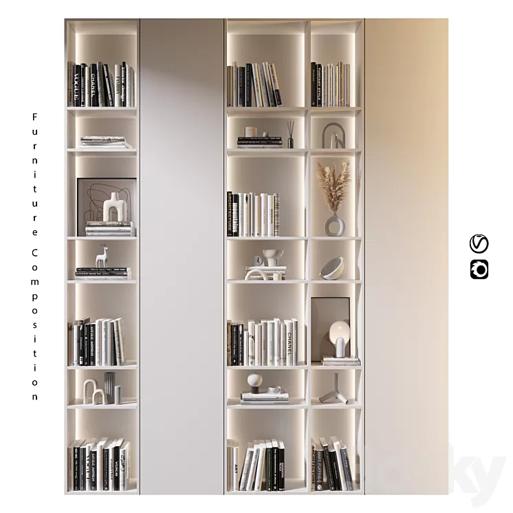 Furniture composition | 439 3D Model Free Download