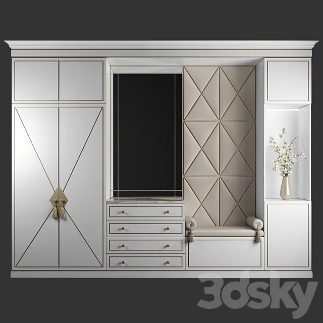 Furniture composition 45 3DModel