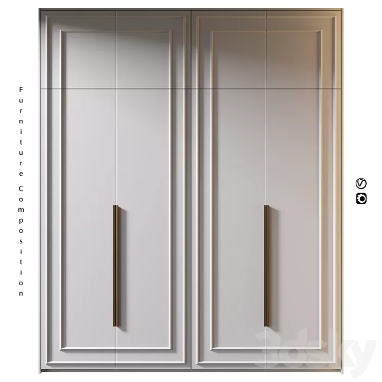 Furniture composition | 452 3D Model Free Download