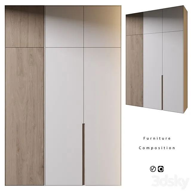 Furniture composition 458 3D Model Furniture composition 458 3D Model